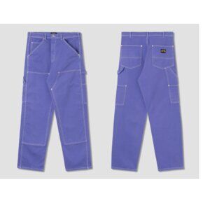 Stan Ray Men's 26 Double Knee Pant Workwear Jeans Blue Iris Purple Cotton Rare